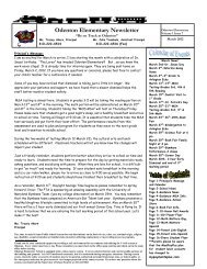 Odenton Elementary Newsletter - Anne Arundel County Public ...