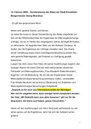 Rede von Bürgermeister Georg - Emsdetten