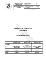 P 01 Prosedur Kawalan Dokumen - FKE