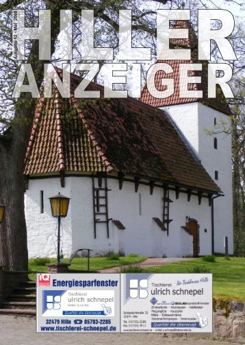 A u s g a b e 1 2 - M a i  2 0 0 8 - Hiller Anzeiger