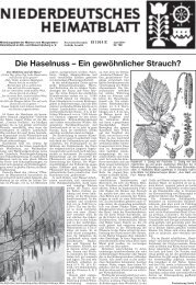 Niederdeutsches Heimatblatt