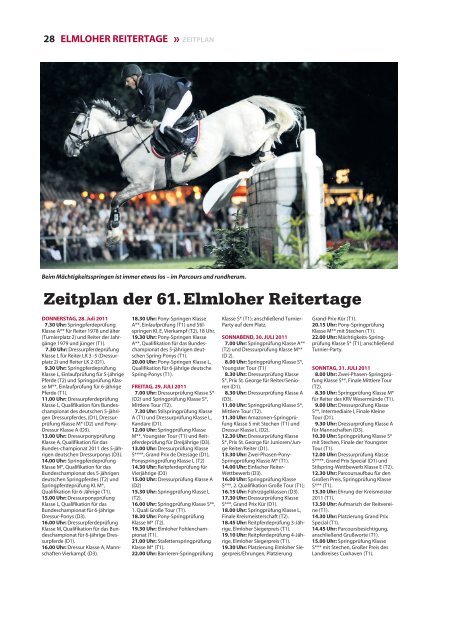 61. Elmloher Reitertage