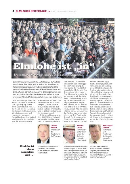 61. Elmloher Reitertage