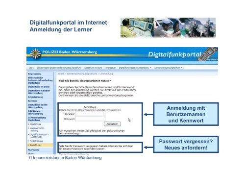 potenziell ca. 2,2 Mio Nutzer - Digitalfunk Baden-Württemberg