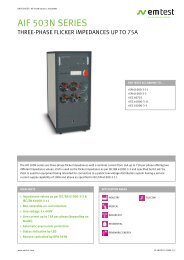 DATA SHEET > AIF 503N-series - EM Test