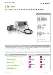 Data Sheet ESD 30N - EM Test