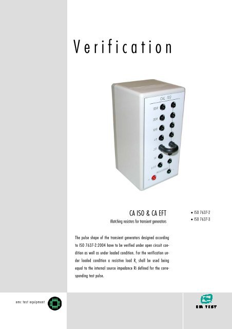Verification - EM Test