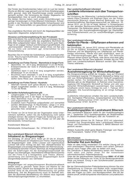 MITTEILUNGSBLATT - Gemeinde Schemmerhofen