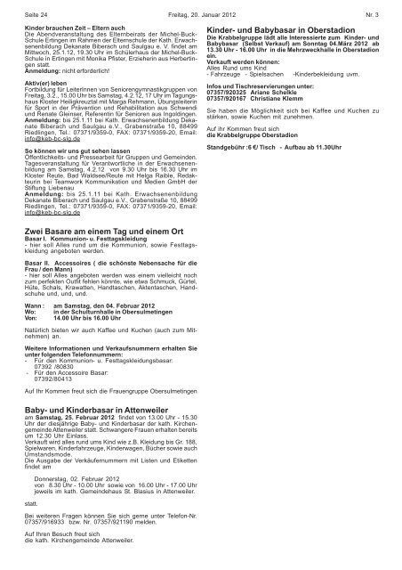 MITTEILUNGSBLATT - Gemeinde Schemmerhofen