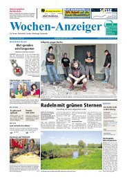 Radeln mit grünen Sternen - Wochen Anzeiger