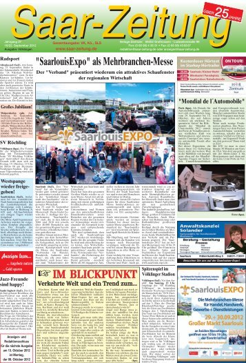 22.09.2012 - Saar-Zeitung