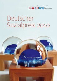 Deutscher Sozialpreis 2010 - Bundesarbeitsgemeinschaft der ...
