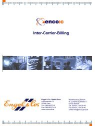 Inter-Carrier-Billing - Engel & Co.  GmbH