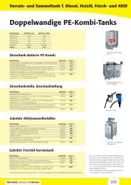 Doppelwandige Pe-Kombi-Tanks