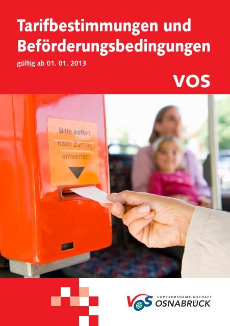 Fahrpreise VOS und VOS Plus - Verkehrsgemeinschaft Osnabrück