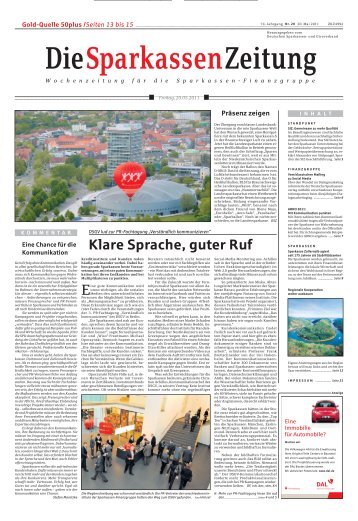 als PDF downloaden - Sparkassenzeitung