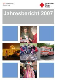 Jahresbericht 2007 - Deutsches Rotes Kreuz, Kreisverband Münster ...