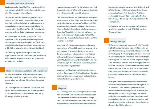 Cytomegalie-Virus-Infektion (CMV) in der ... - Endokrinologikum