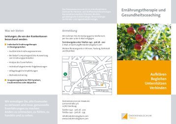 Ernährungstherapie und Gesundheitscoaching - Endokrinologikum