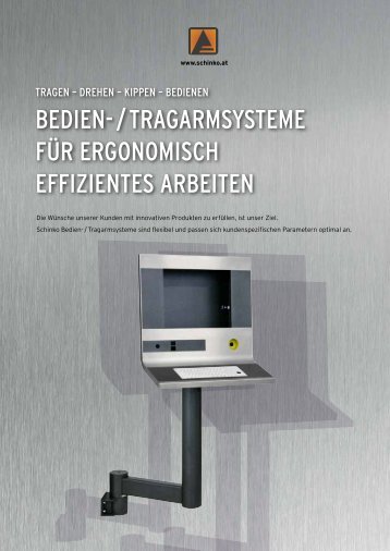 Produktblatt Tragarmsystem