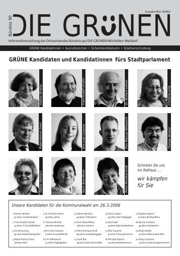 Ausgabe März 2006 - Die Grünen - Mörfelden-Walldorf