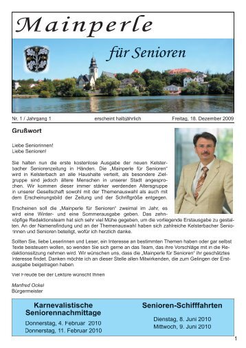 Nr. 1 Seniorenzeitung.indd - Kelsterbach