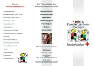 Flyer des Kinder- und Familien-Zentrum Westhagen - Wolfsburg