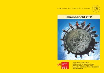 Jahresbericht 2011 steht jetzt zum Download bereit - SLE Berlin