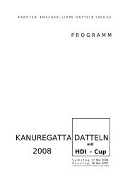 Partner im HDI - Cup SUN - Wassersport - Kanuten Emscher-Lippe ...