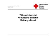 Regionalprojekte Rettungsdienst