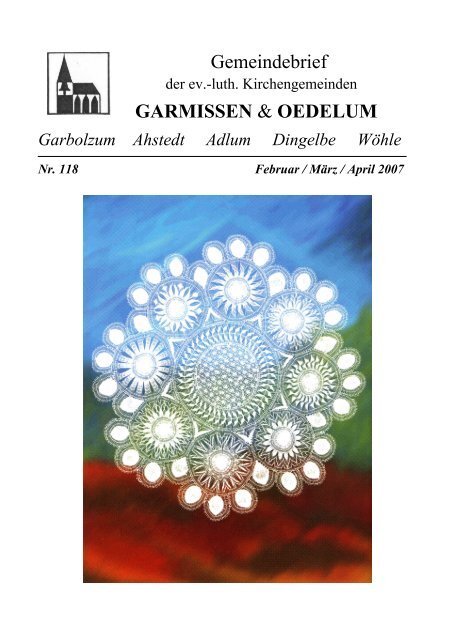 Gemeindebrief GARMISSEN & OEDELUM - Kirchenregion Schellerten