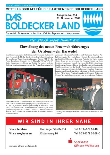 Gemeinde Weyhausen - Samtgemeinde Boldecker Land