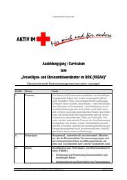 Ausbildungsgang zum/zur Freiwilligen- und Ehrenamtskoordinator-in