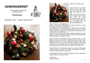 GEMEINDEBRIEF - Vienenburg-evangelisch