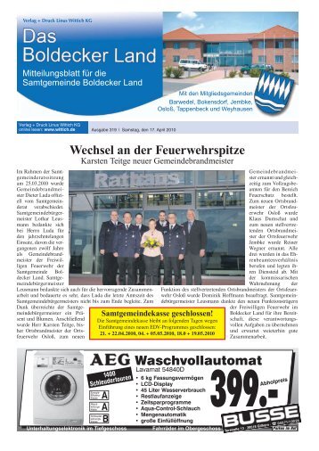 Boldecker Land – 1 - Samtgemeinde Boldecker Land