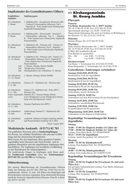 Boldecker Land – 1 - Samtgemeinde Boldecker Land