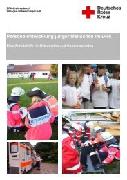 Personalentwicklung junger Menschen im DRK - JRK KV Villingen ...