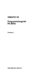 SIMATIC S5 Programmiergerät PG 605U Handbuch