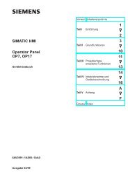 Operator Panel OP7,OP17 - Siemens