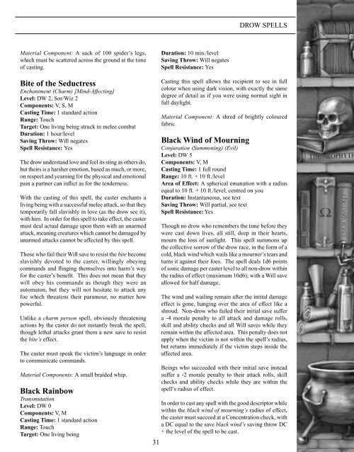 Drow Magic. Sorcery Of Endless Night.pdf - RoseRed