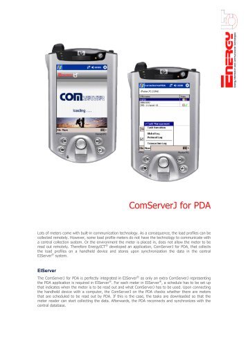 ComServerJ for PDA - EnergyICT