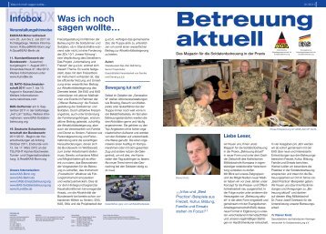 Betreuung aktuell Ausgabe 01/2011 - KAS