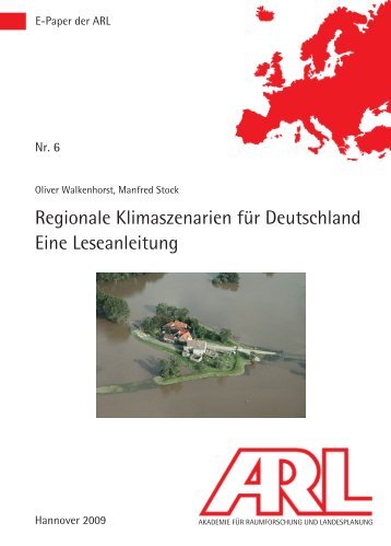 Regionale Klimaszenarien für Deutschland Eine Leseanleitung - clisp