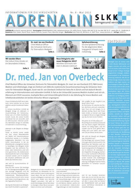 Dr. med. Jan von Overbeck - SLKK