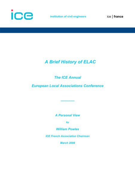 Elac Spring 2022 Calendar A Brief History Of Elac - Ice Association Française