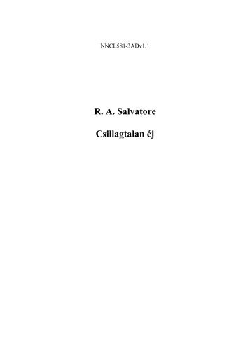 R. A. Salvatore Csillagtalan éj - Dzsoze oldala