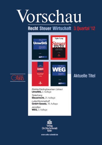 Untitled - Verlag Dr. Otto Schmidt