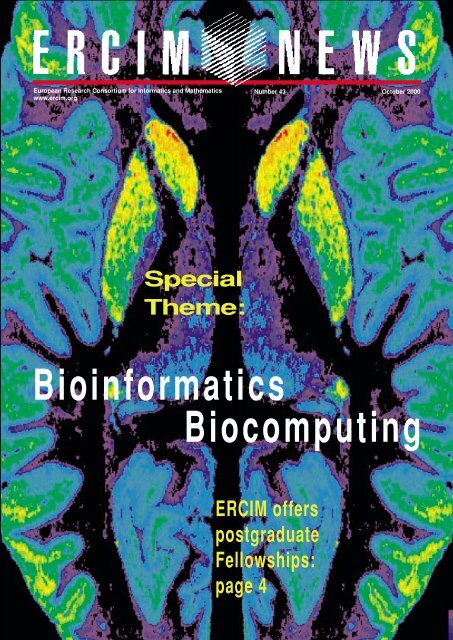 Bioinformatics Biocomputing - Ercim