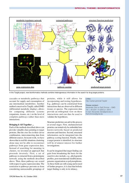 Bioinformatics Biocomputing - Ercim