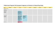 Preliminary Program 7th European Congress on ... - Oud Consultancy